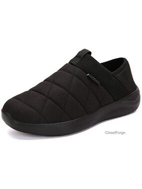Comfortable Slip On Slippers – Soft Terry Lined Non-Slip House Shoes